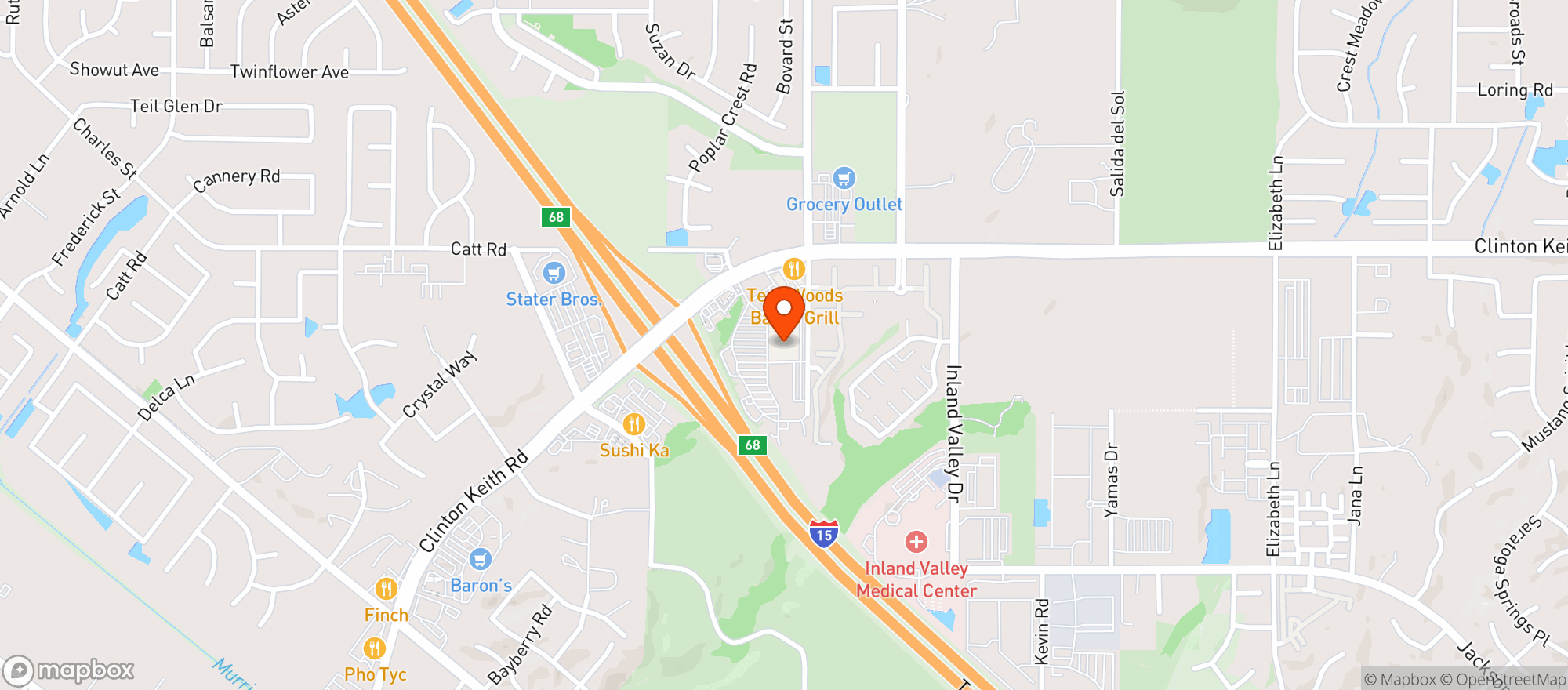 Map showing Albertsons