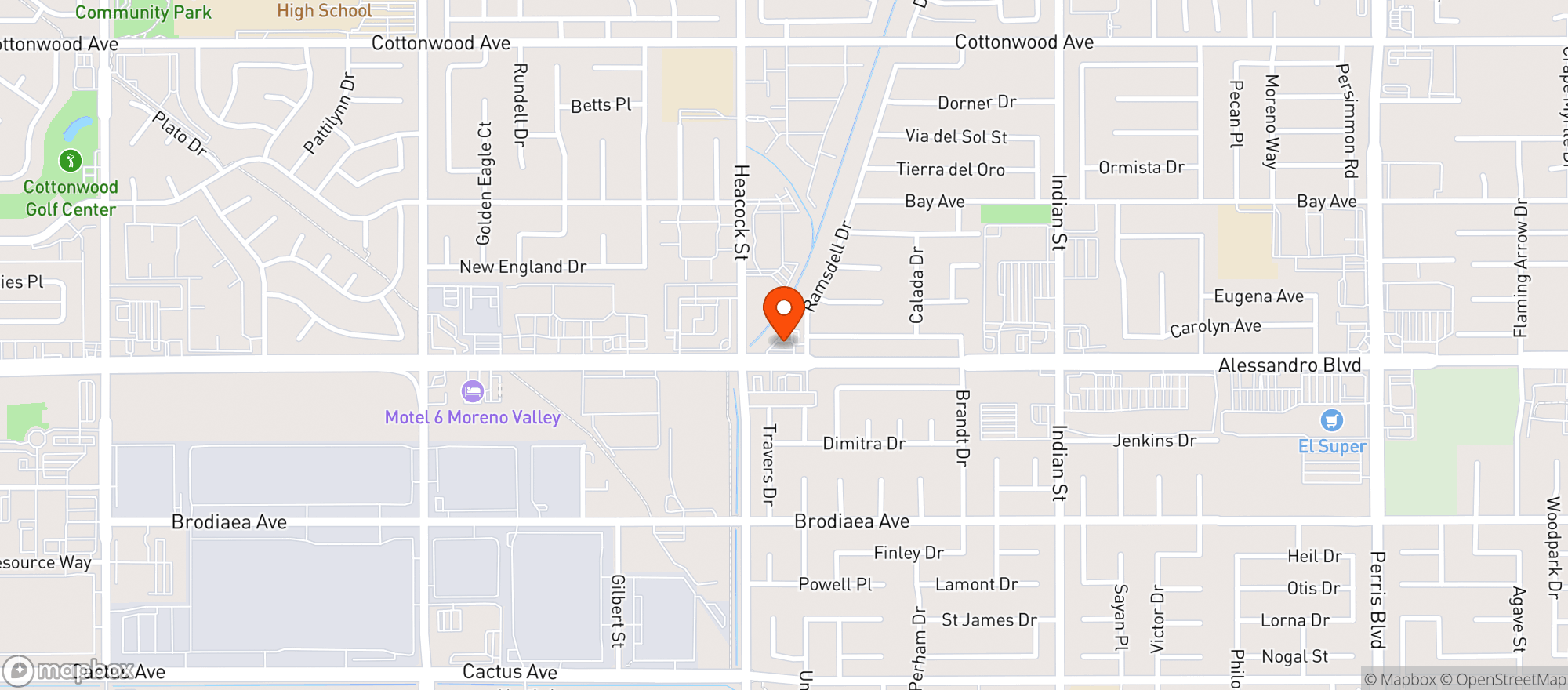 Map showing Cigarette King