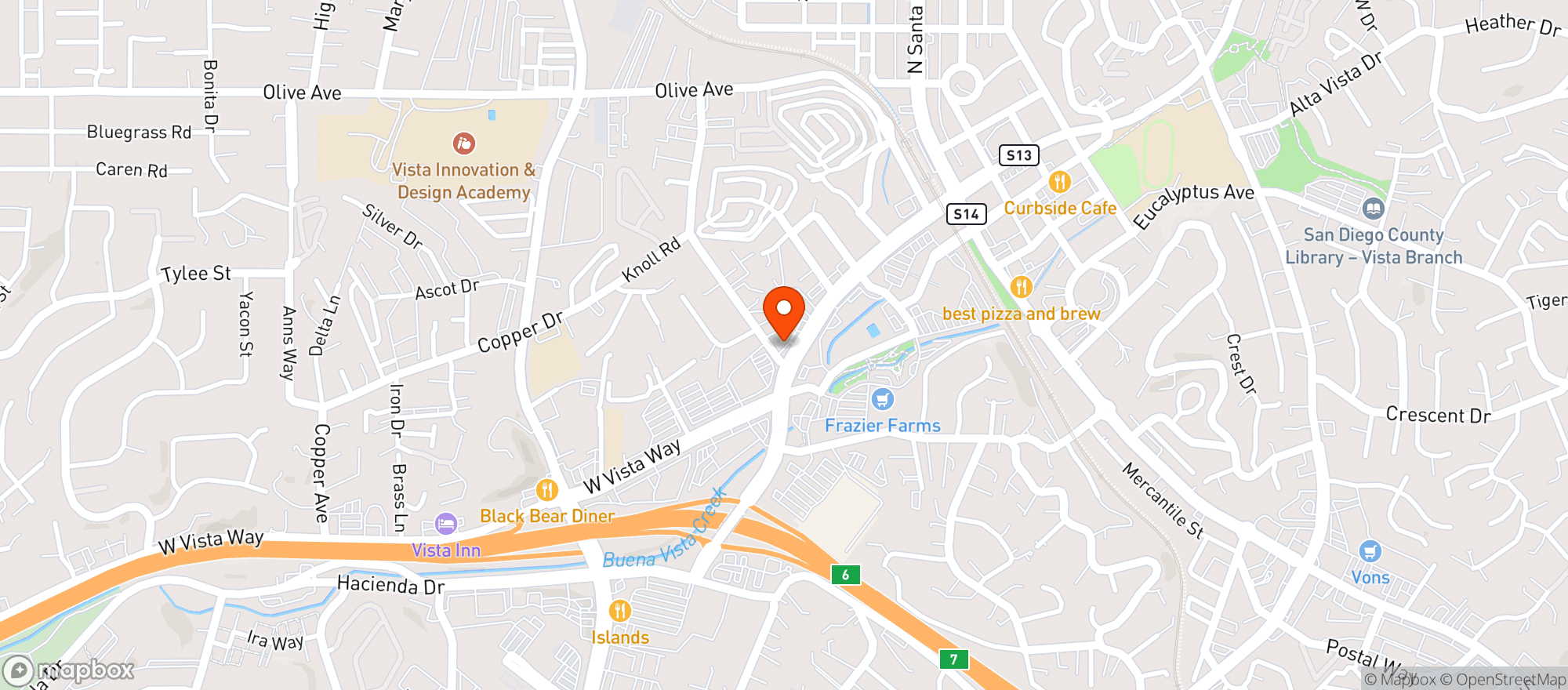 Map showing MR AS LIQUOR & DELI