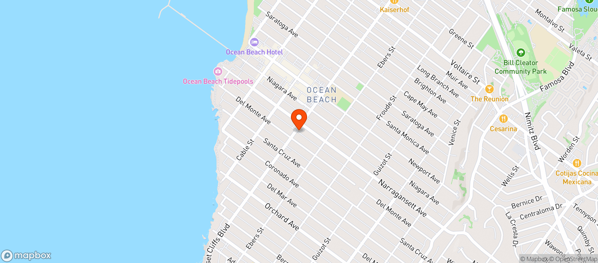 Map showing Victory Wine & Spirits