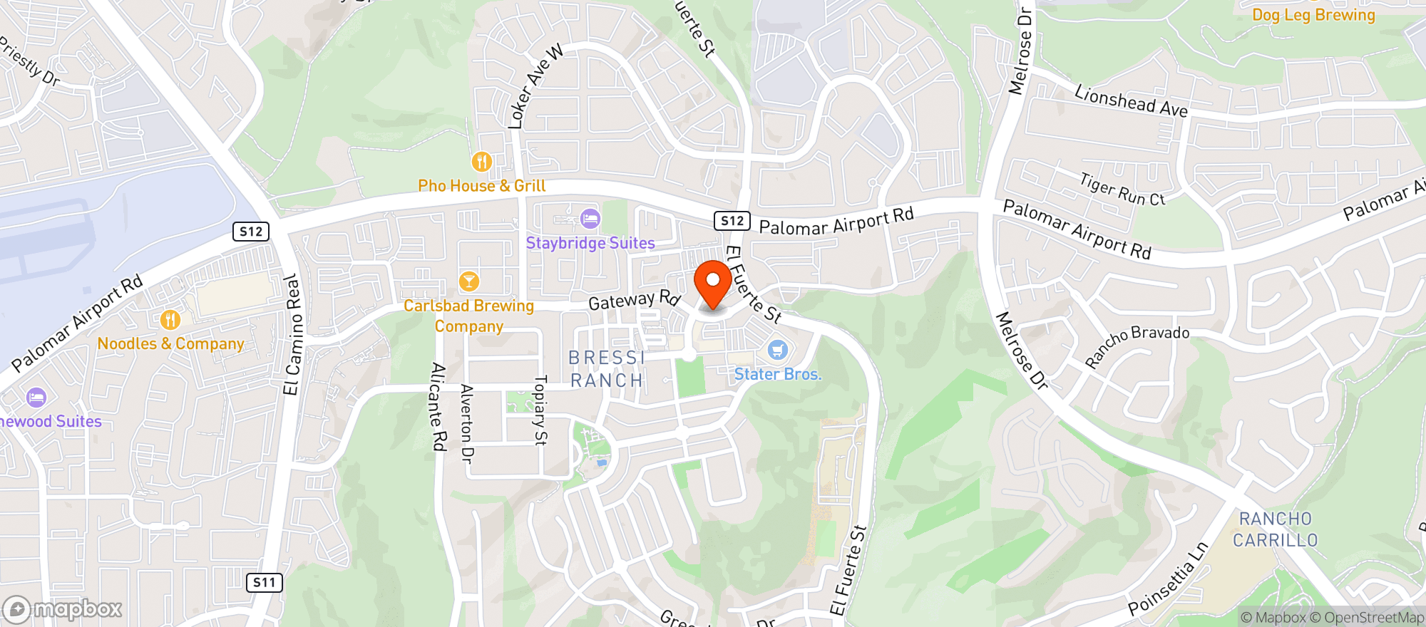 Map showing Bevmo!