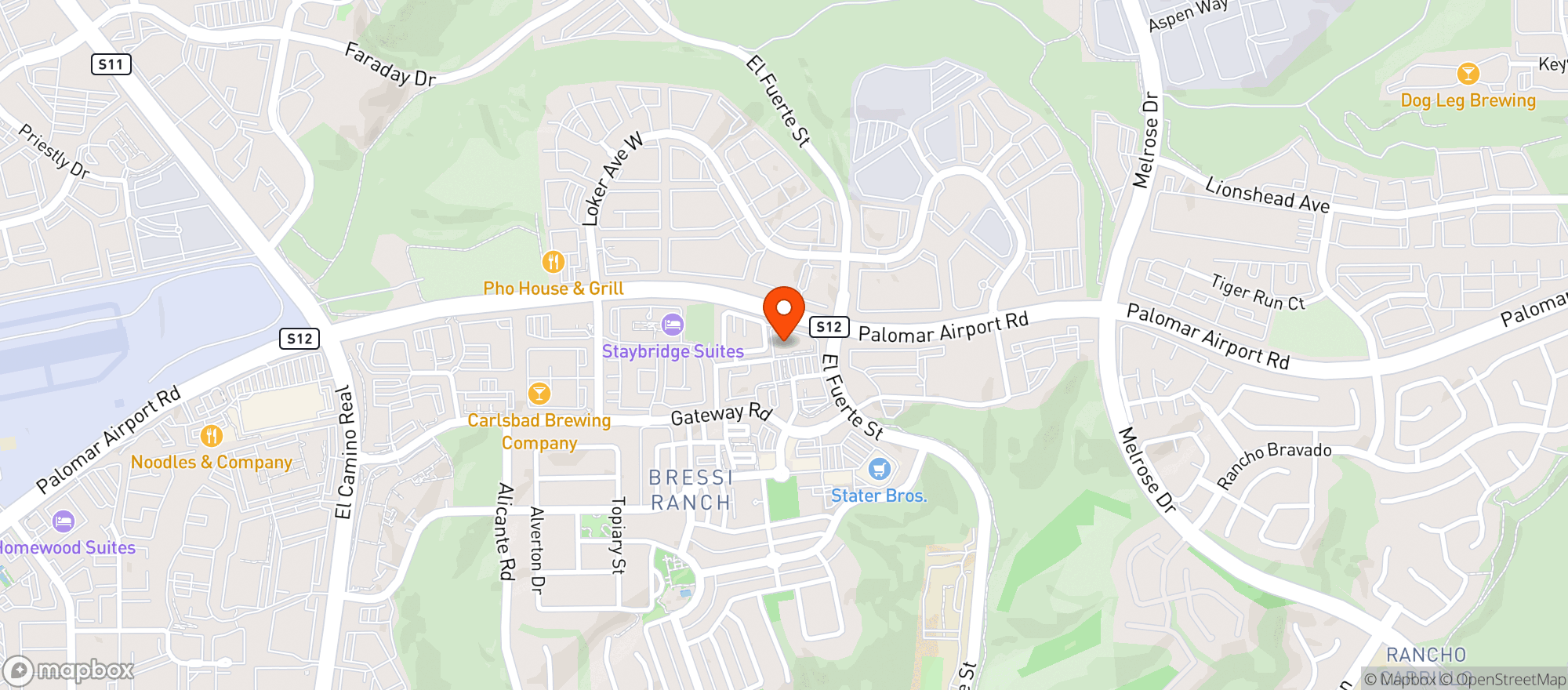 Map showing SPROUTS FARMERS MRKT #416