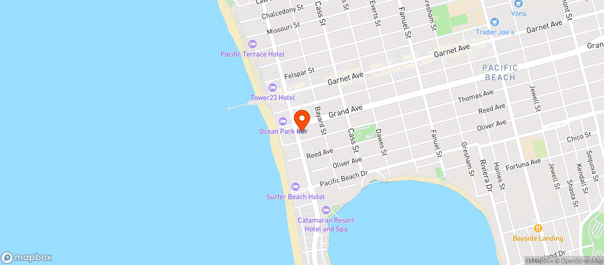 Map showing Ralphs