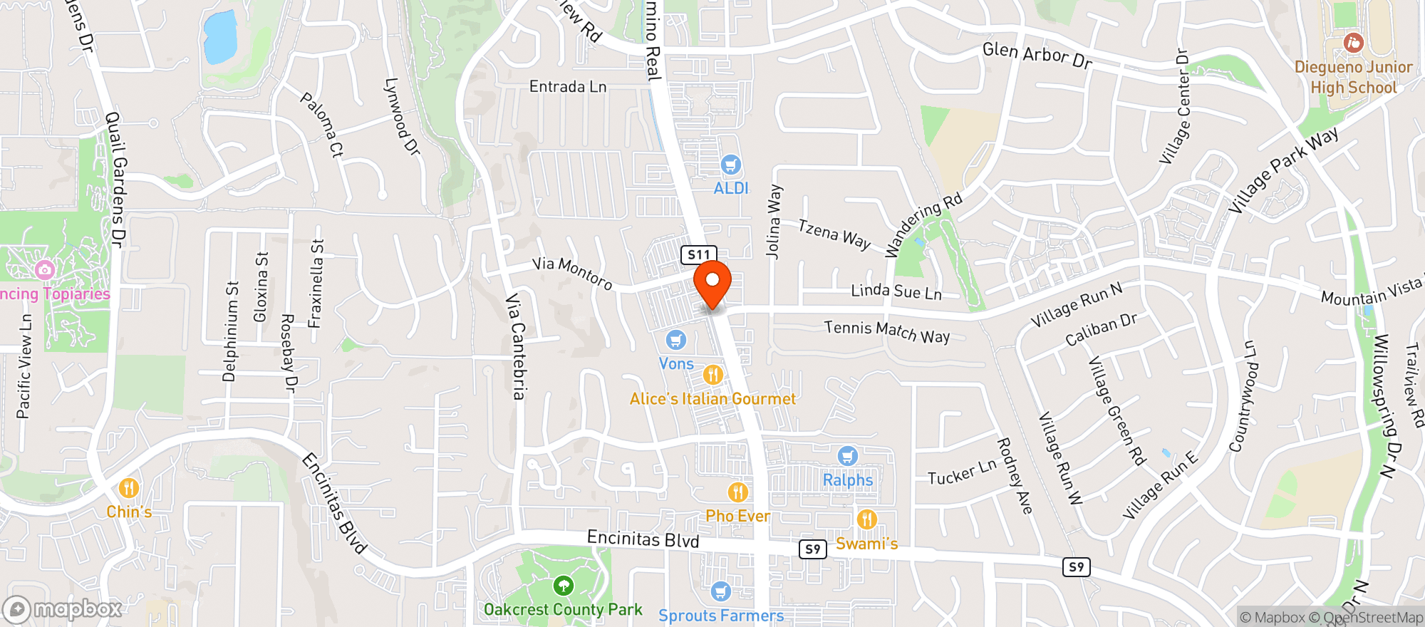 Map showing Bevmo! #11