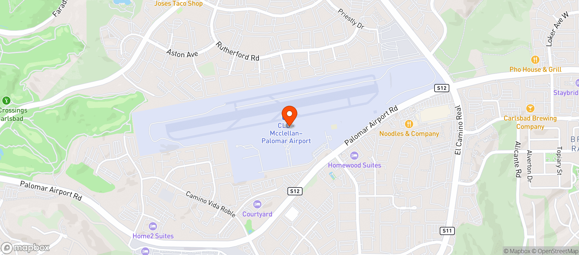 Map showing The Landings At Carlsbad