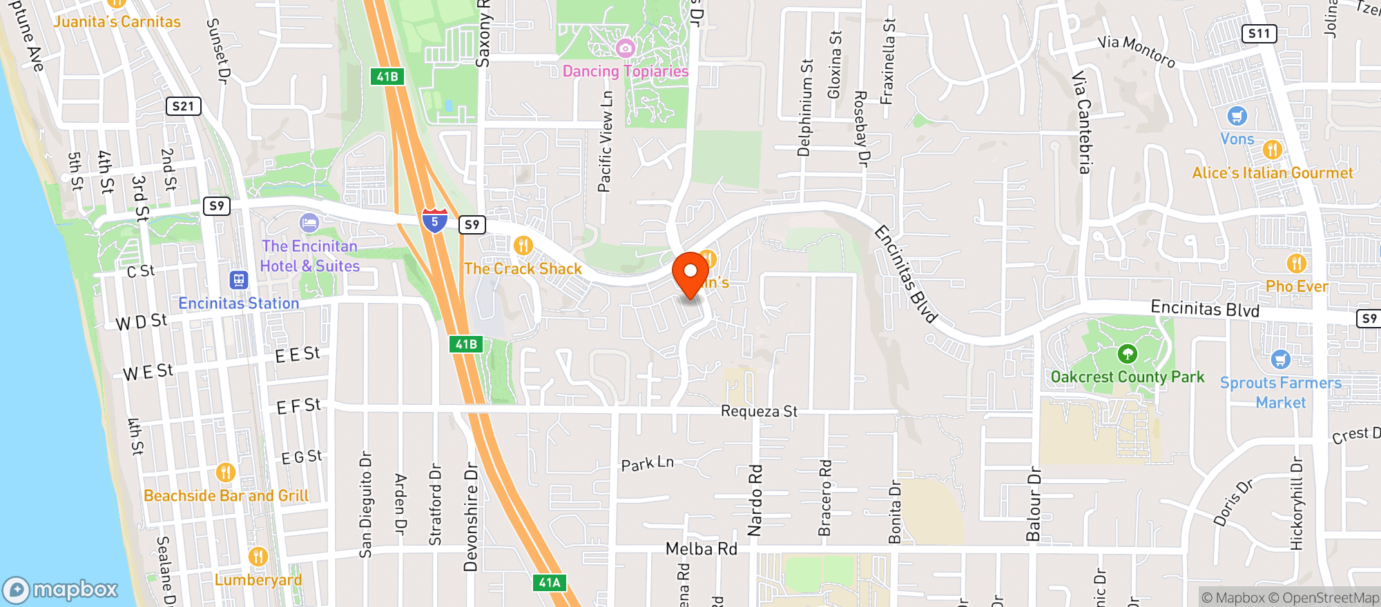 Map showing Sage Wellness