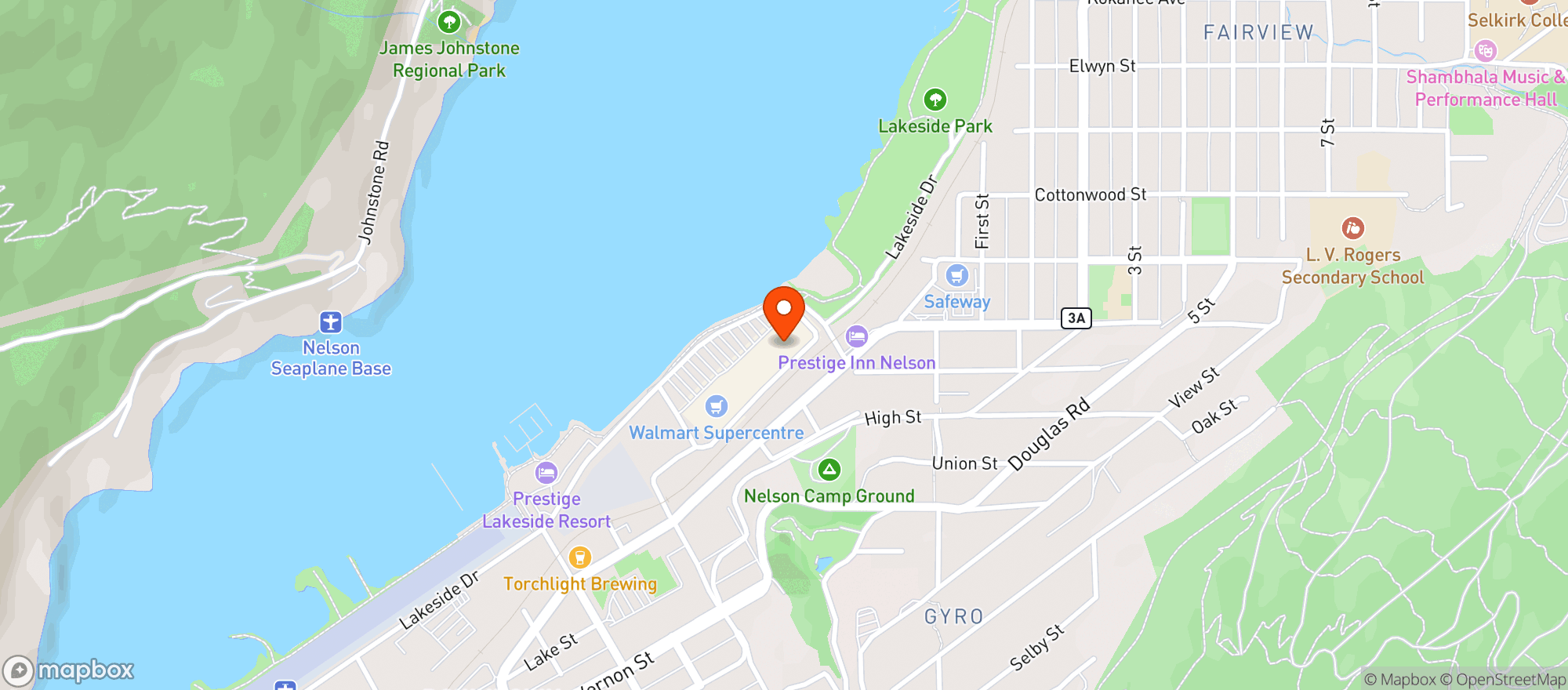 Map showing Save-On-Foods