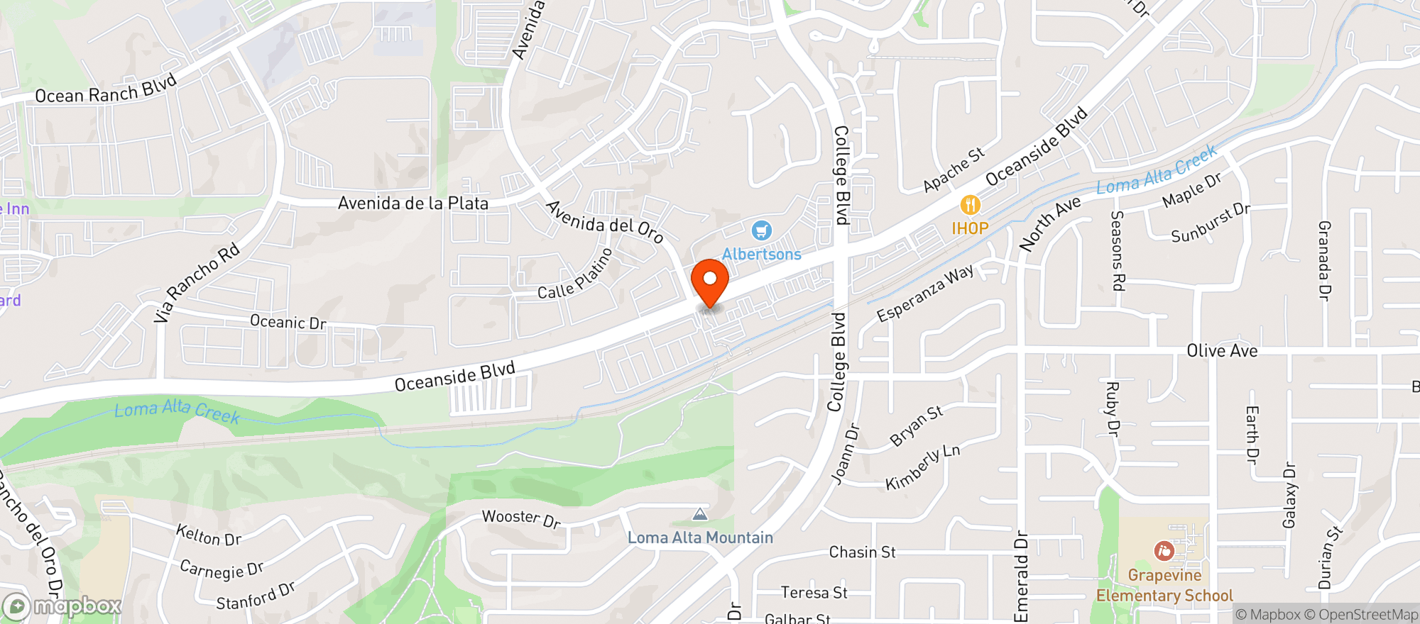 Map showing Enzos Bbq And Ale House