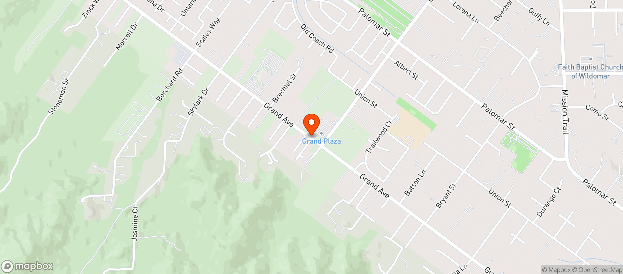 Map showing A1 Valley Mart Deli