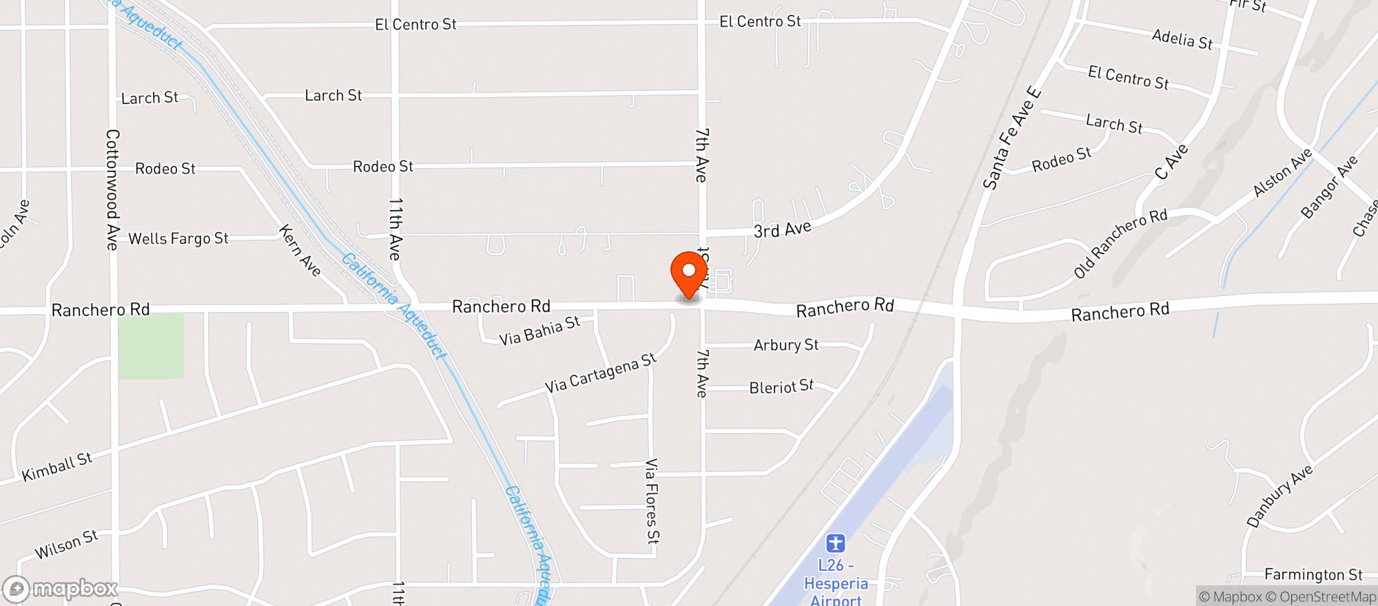 Map showing Tripco Mart
