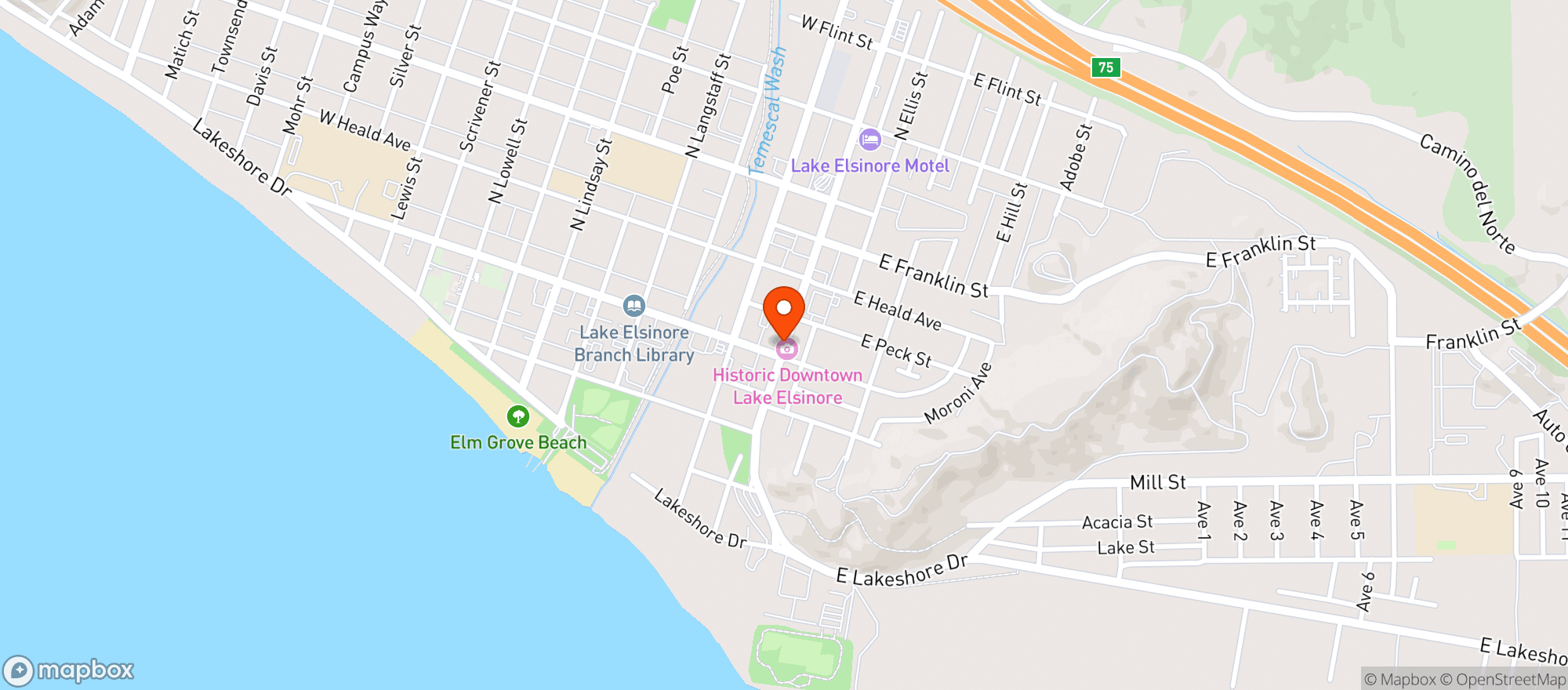 Map showing Guadalajara Restaurant