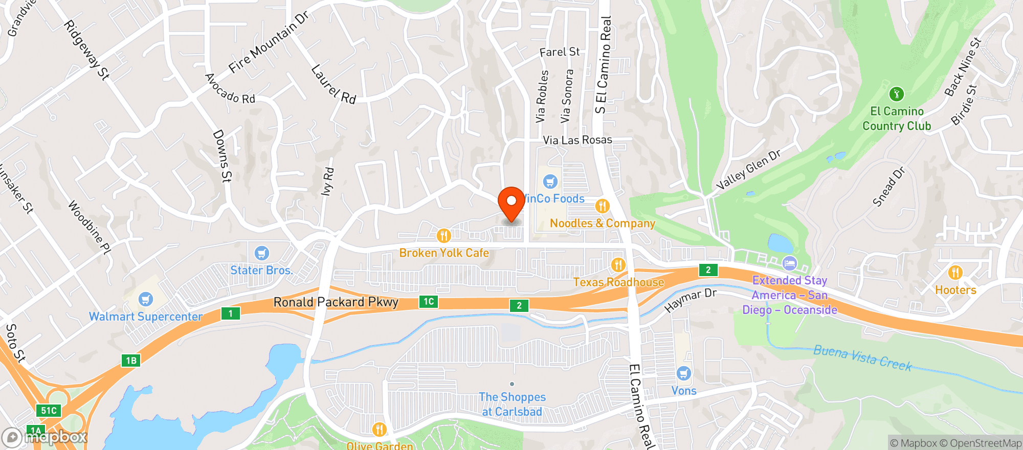 Map showing Bevmo!