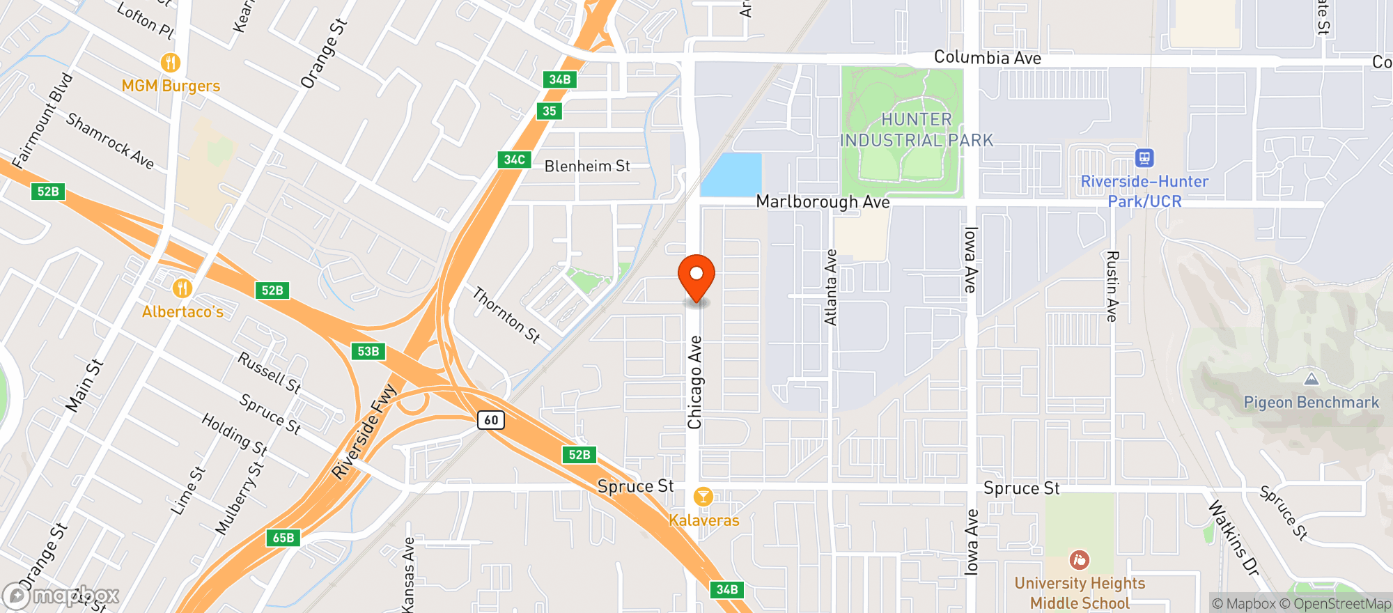 Map showing Elev8 Distro Inc
