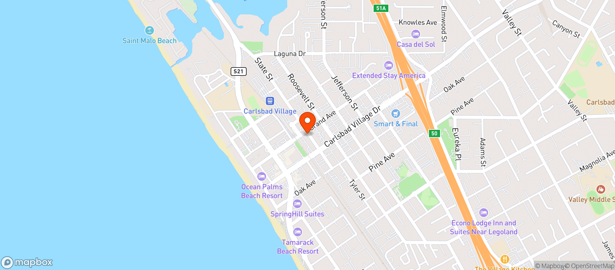 Map showing C Bar