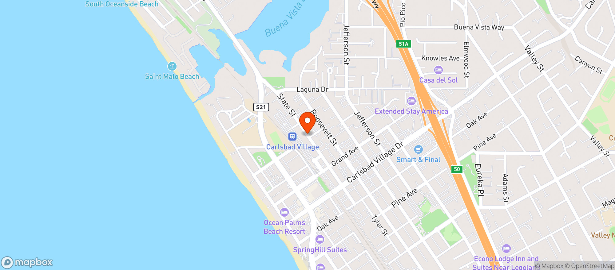 Map showing Campfire