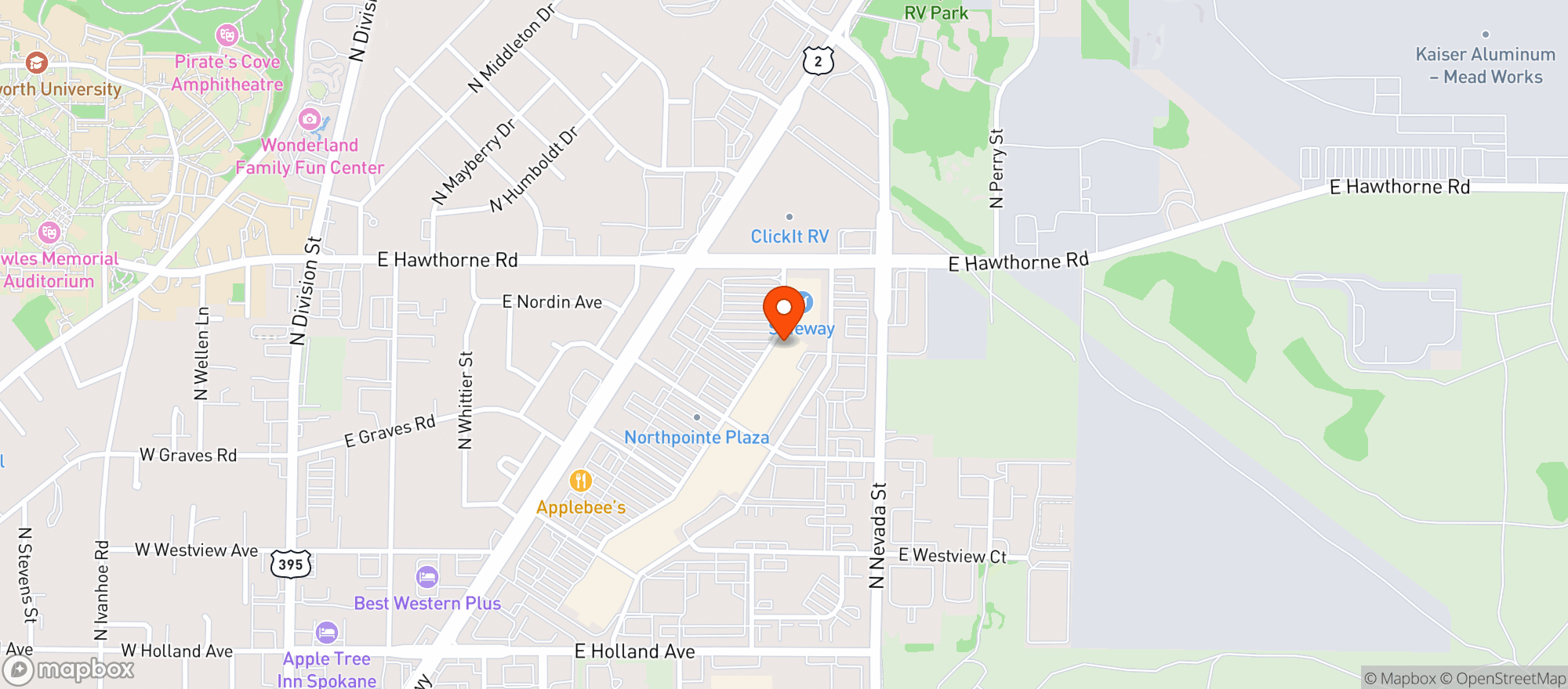 Map showing Totalwine