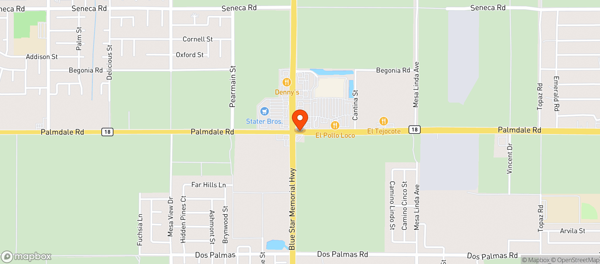 Map showing Ampm