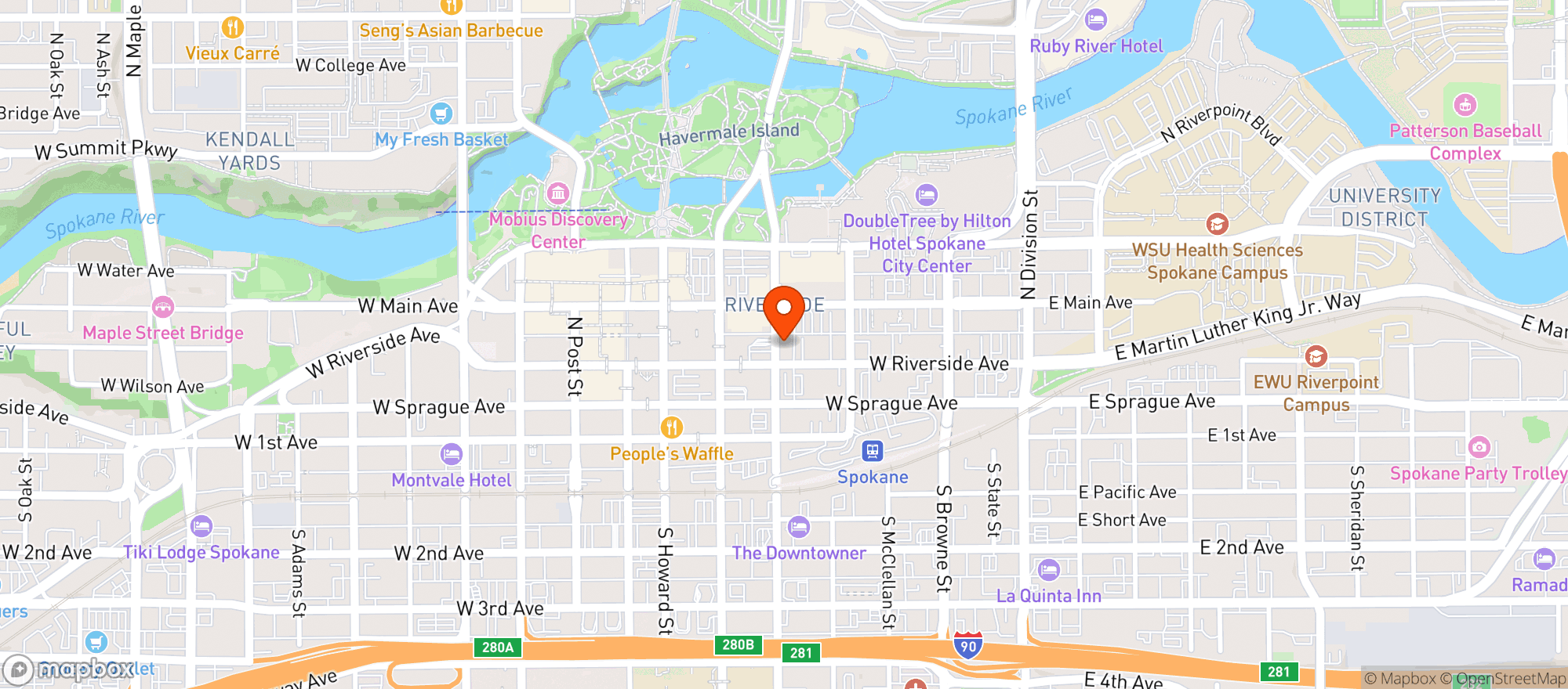 Map showing Cease And Desist