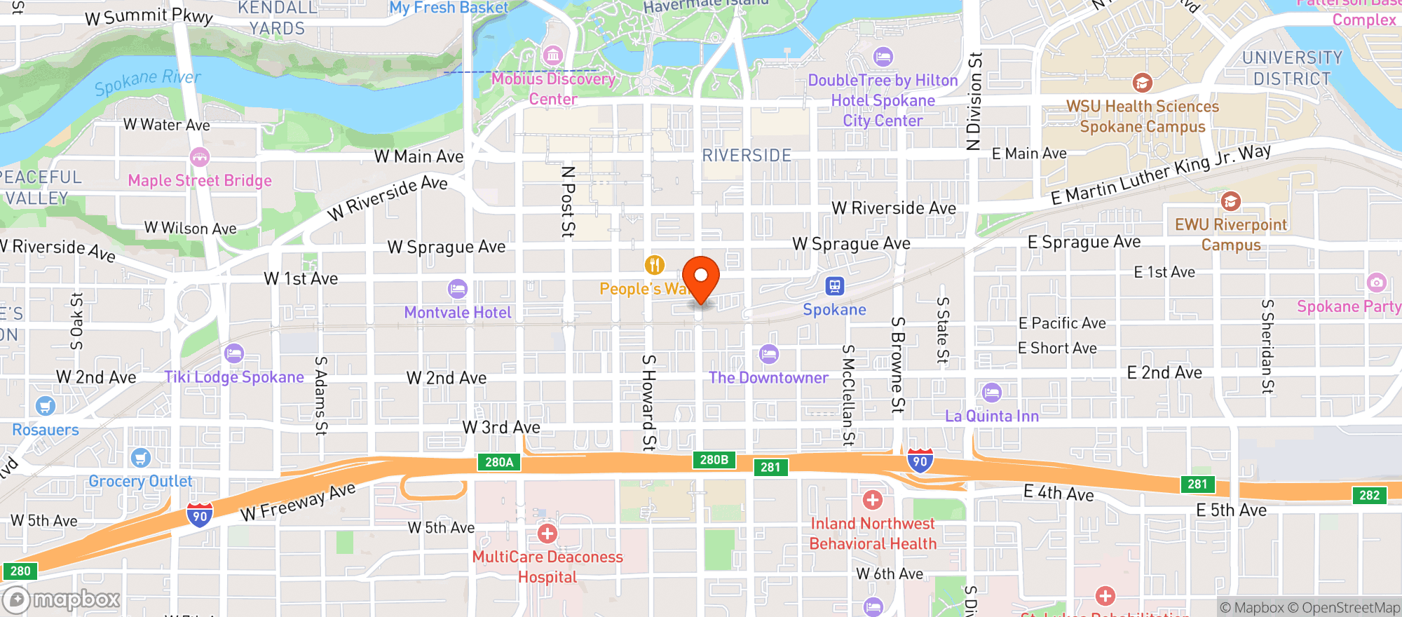 Map showing Berserk Bar