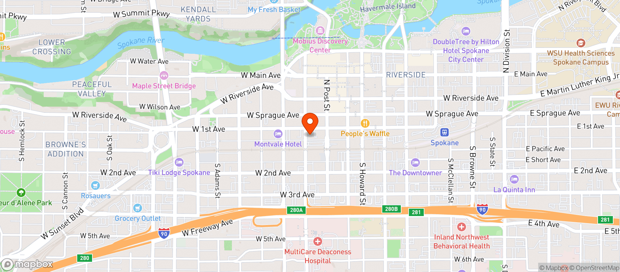 Map showing Neato Burrito