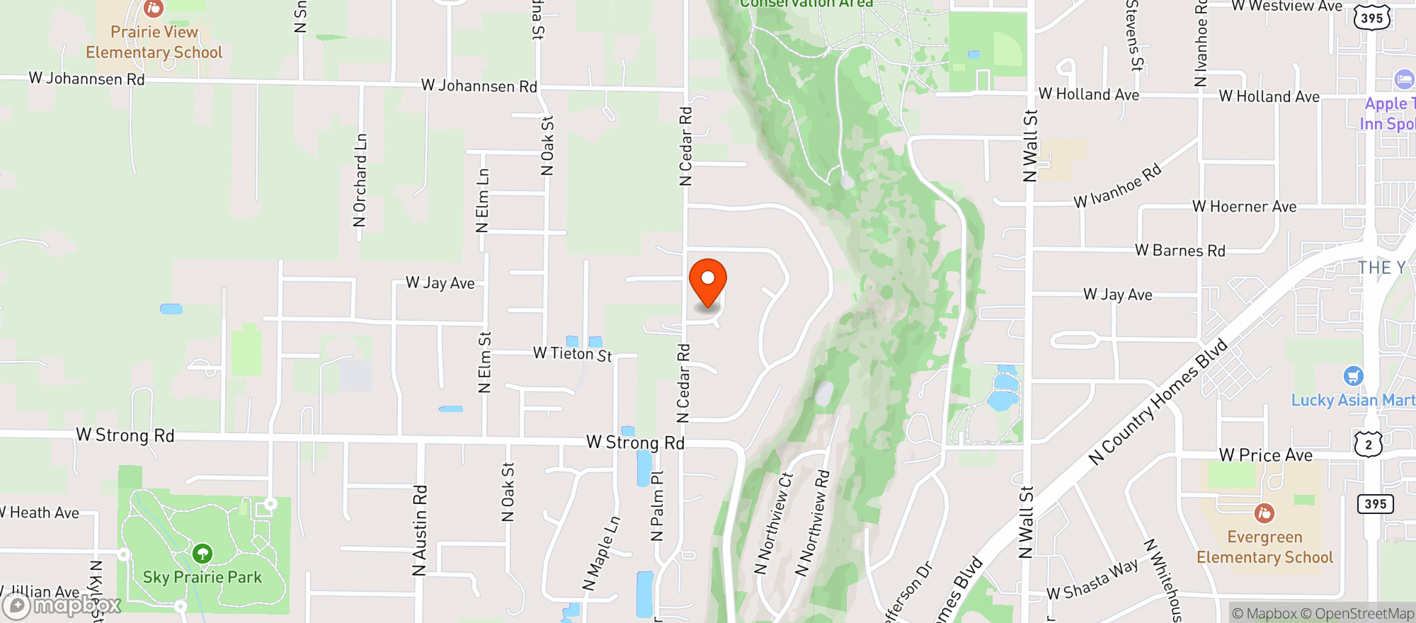 Map showing Rewired Fitness Co.
