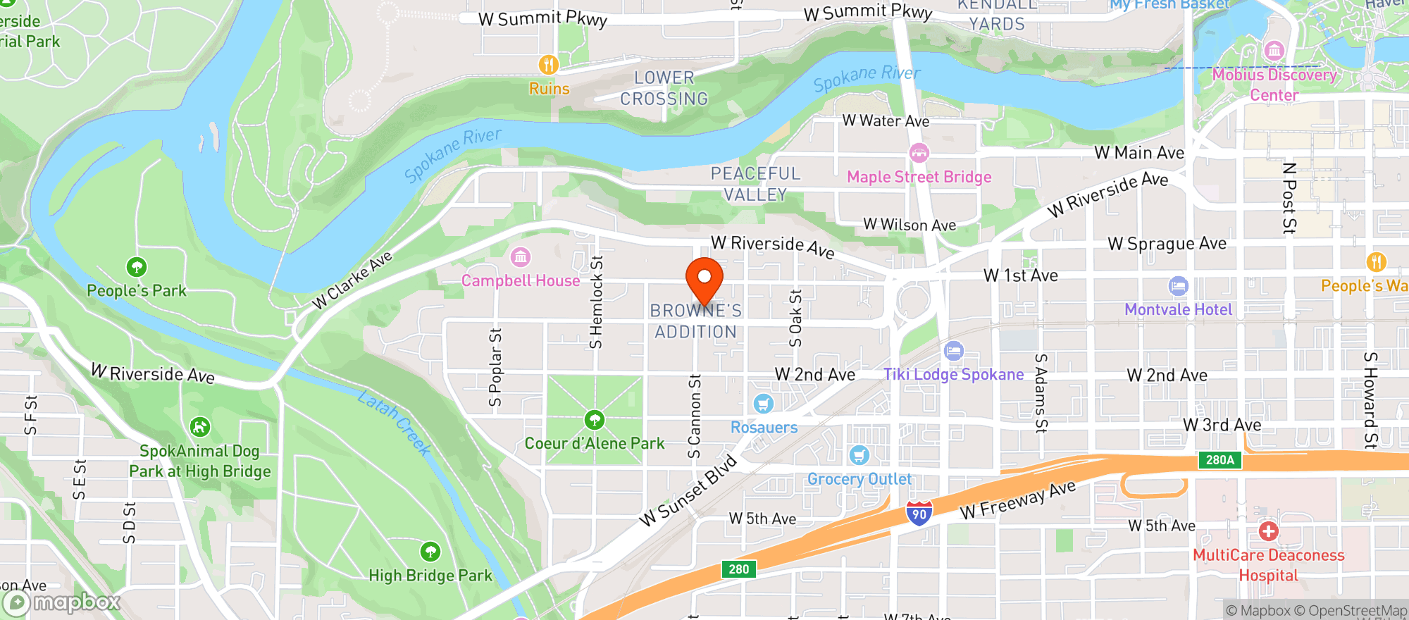 Map showing Jewel of the North
