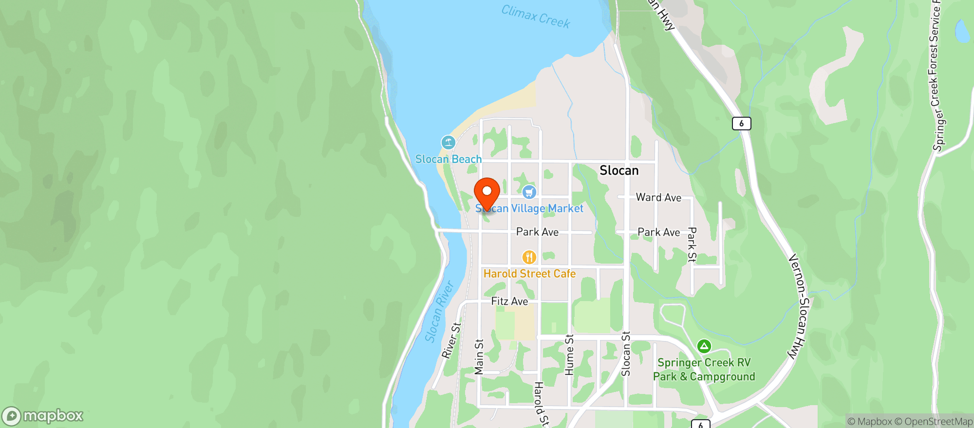 Map showing Northwest Mountain Experience
