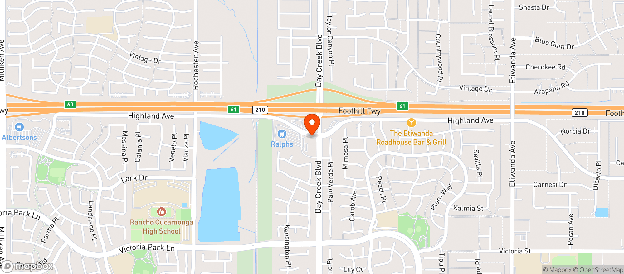 Map showing Ralphs