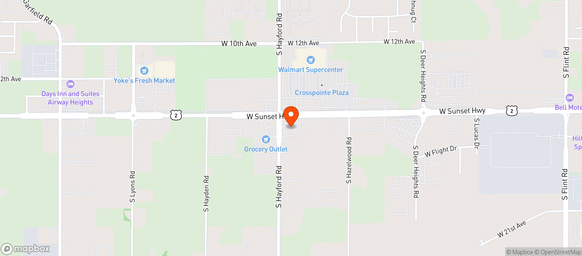 Map showing Maverik Country Store #592
