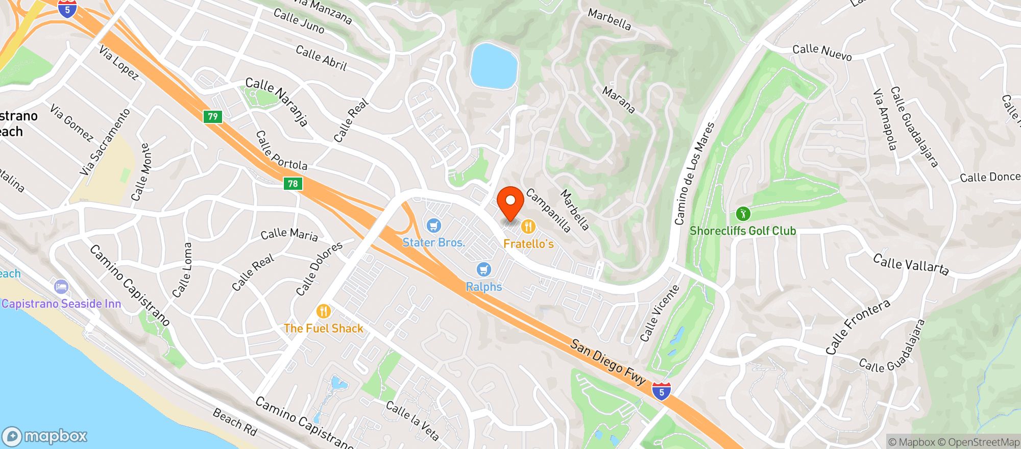 Map showing Smalls Smash Burger