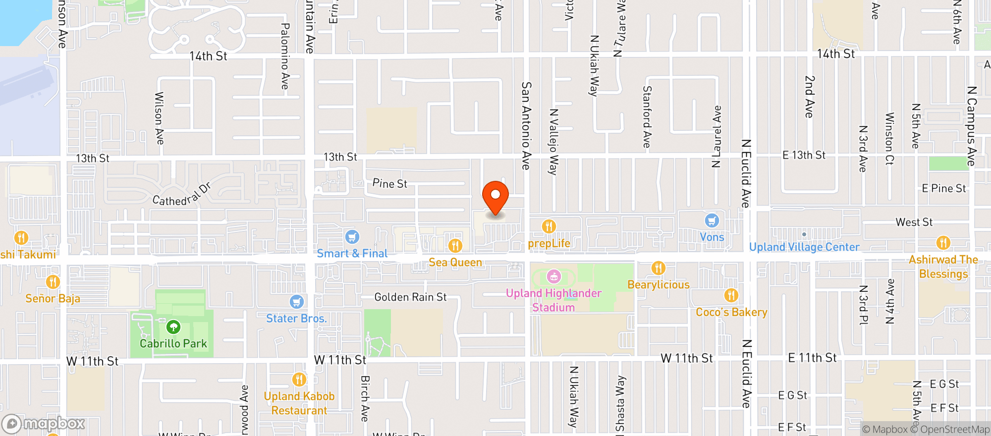 Map showing Sprouts Farmers Market