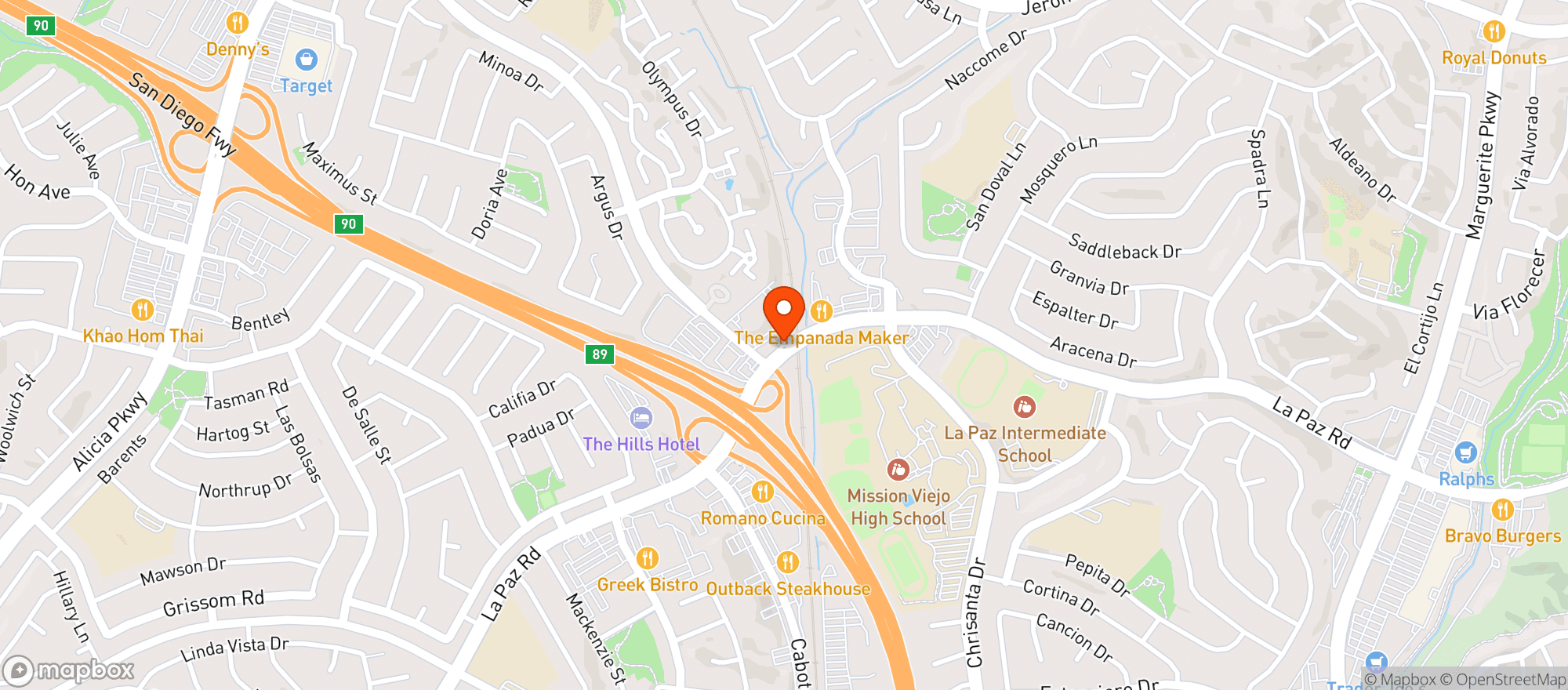 Map showing Viejo Liquor