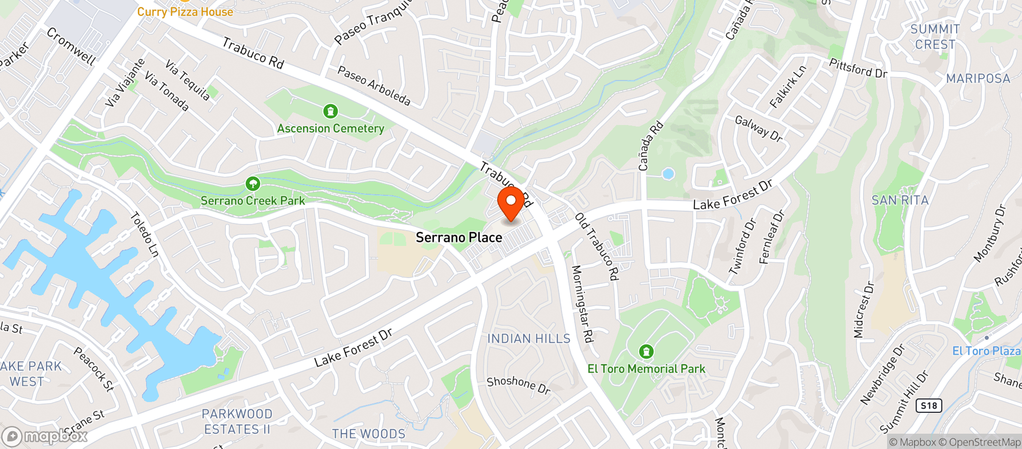 Map showing Ralphs