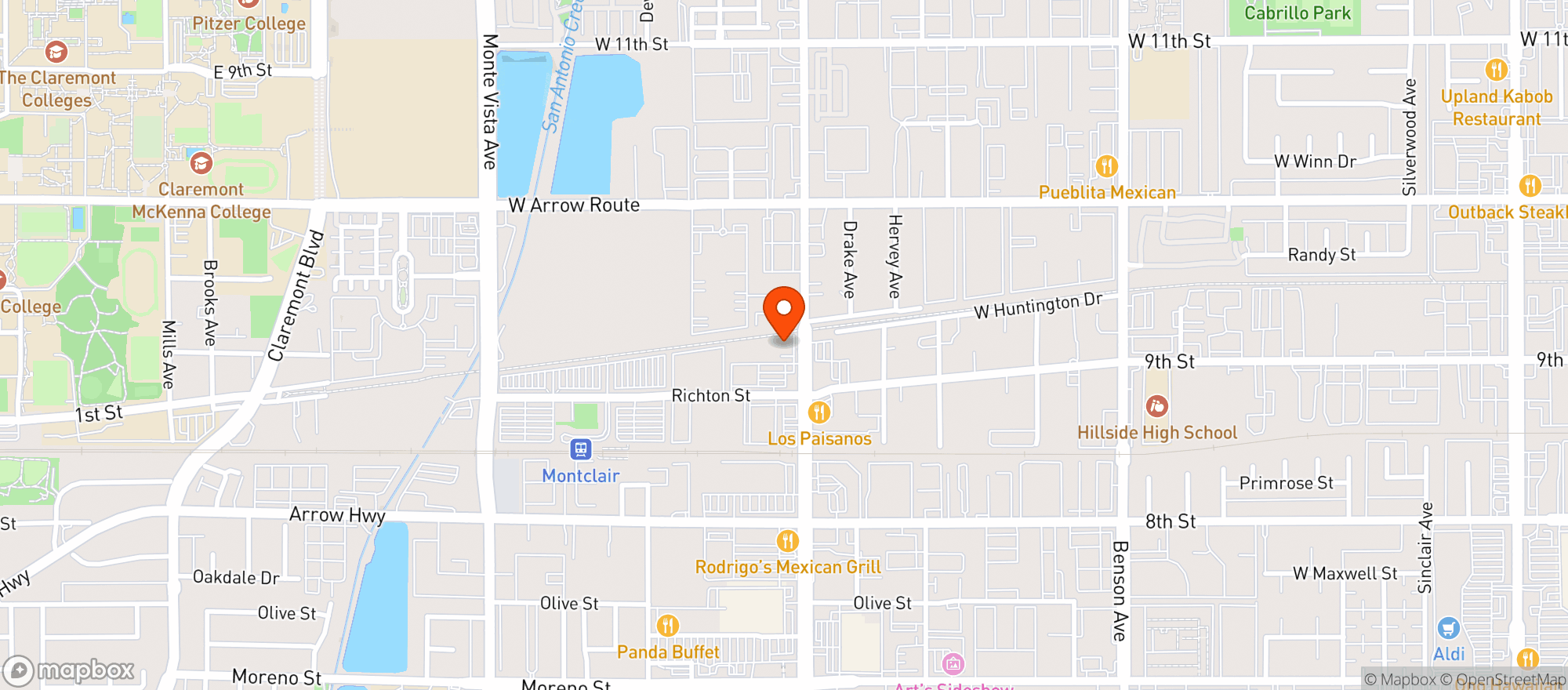 Map showing 7 Eleven #24479