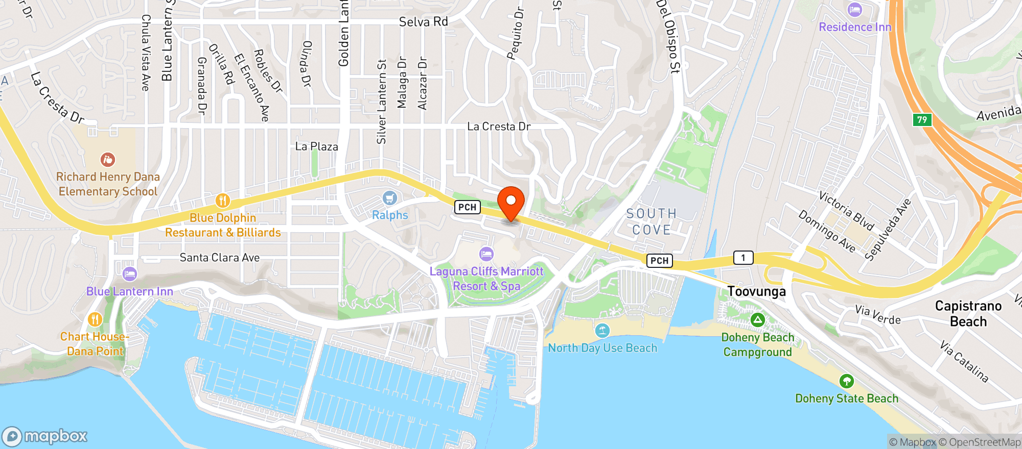 Map showing Vibe Organic Kitchen + Juice