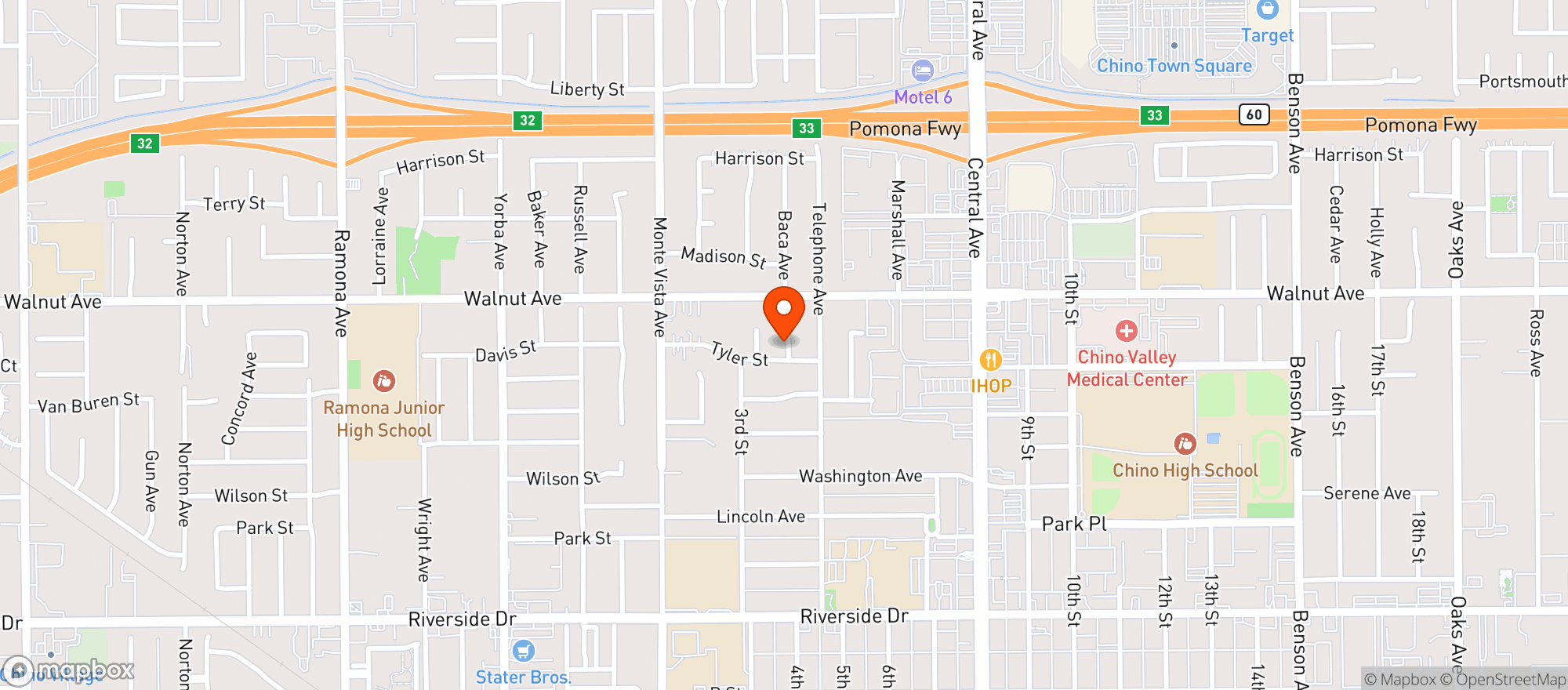 Map showing HYWAZE