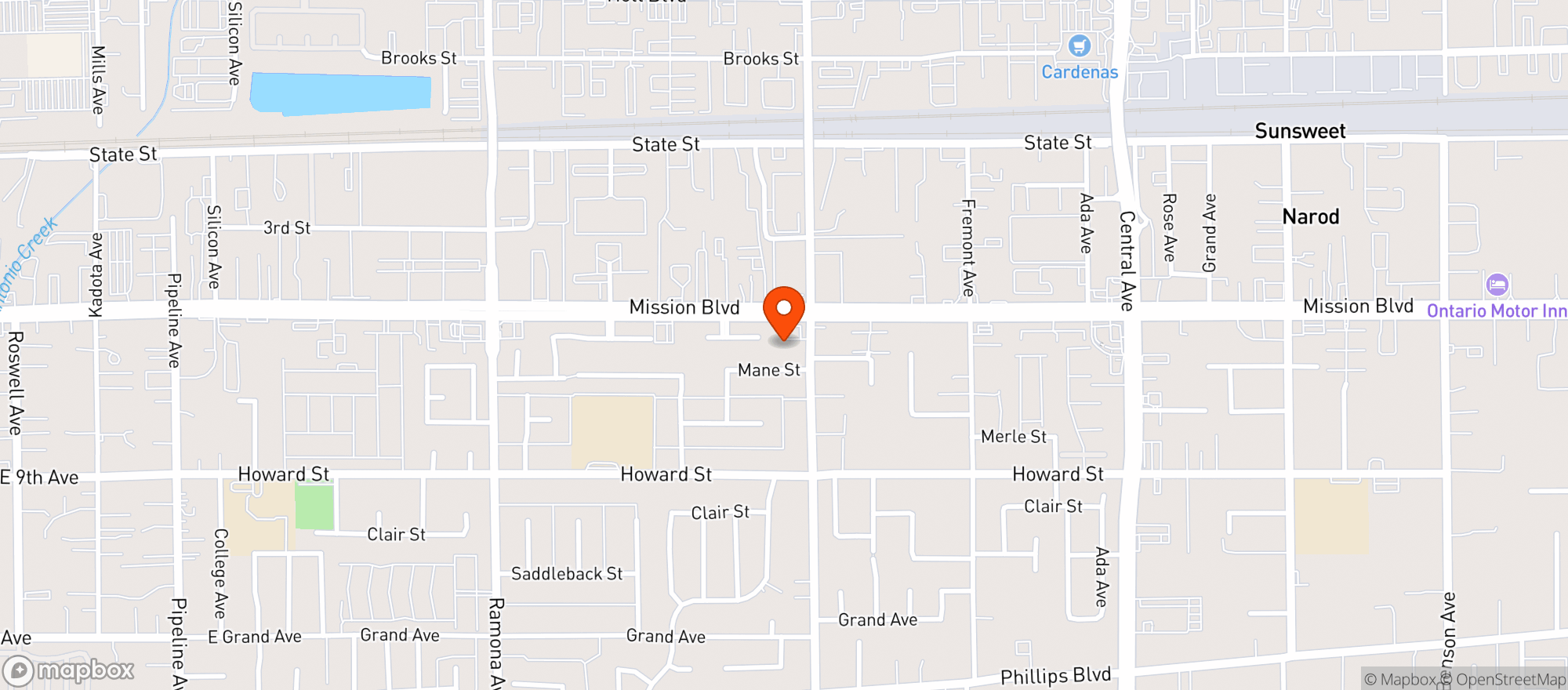 Map showing 7 Eleven #24132
