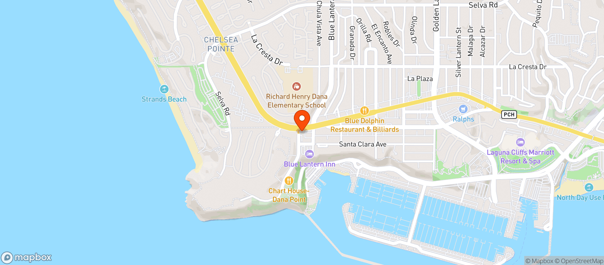 Map showing The Point