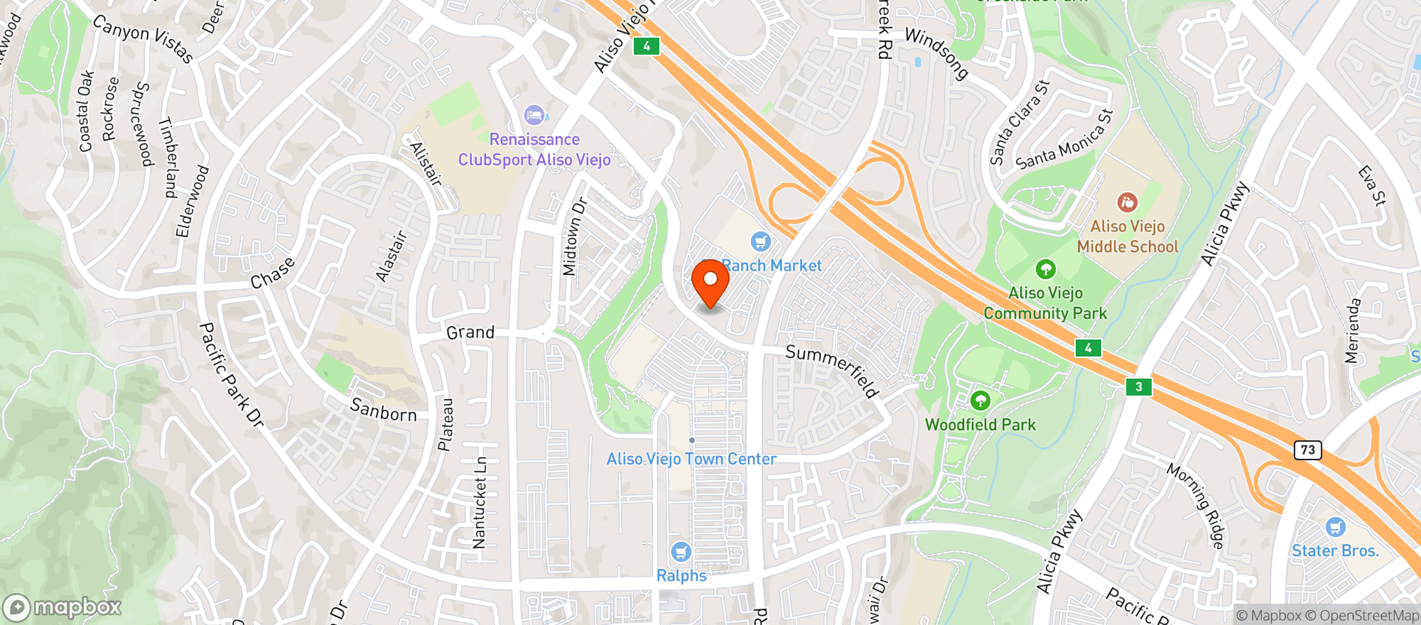 Map showing Eureka Burger