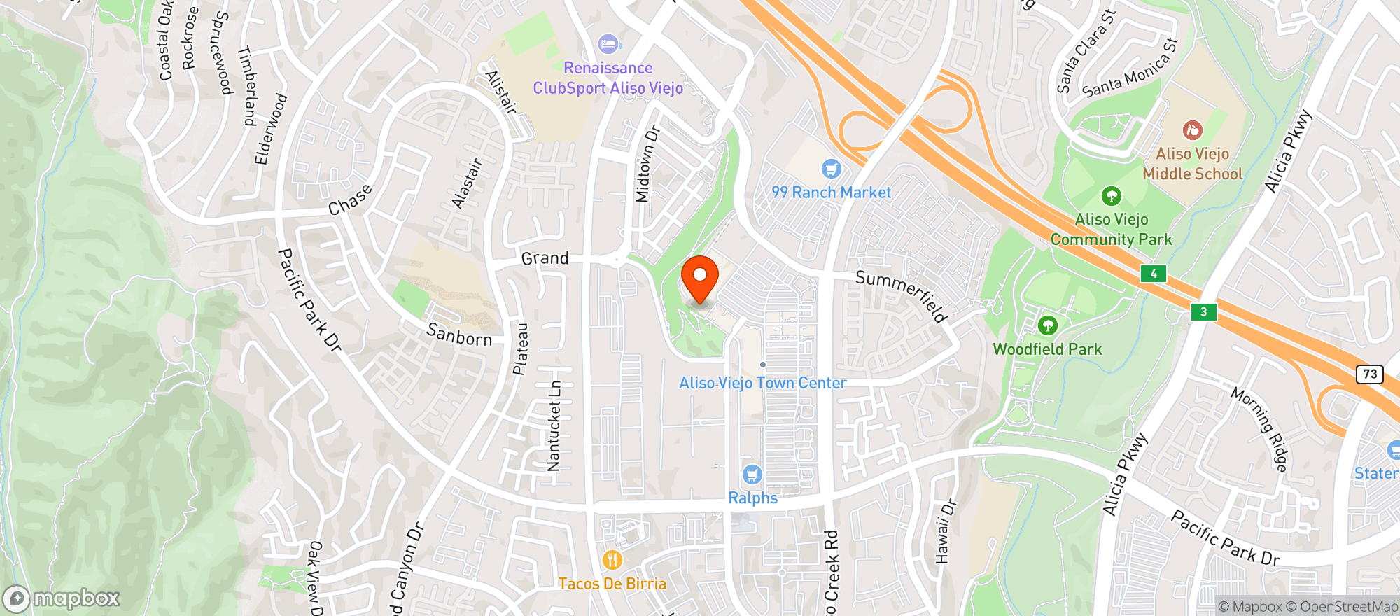 Map showing Buffalo Wild Wings Gril #3558
