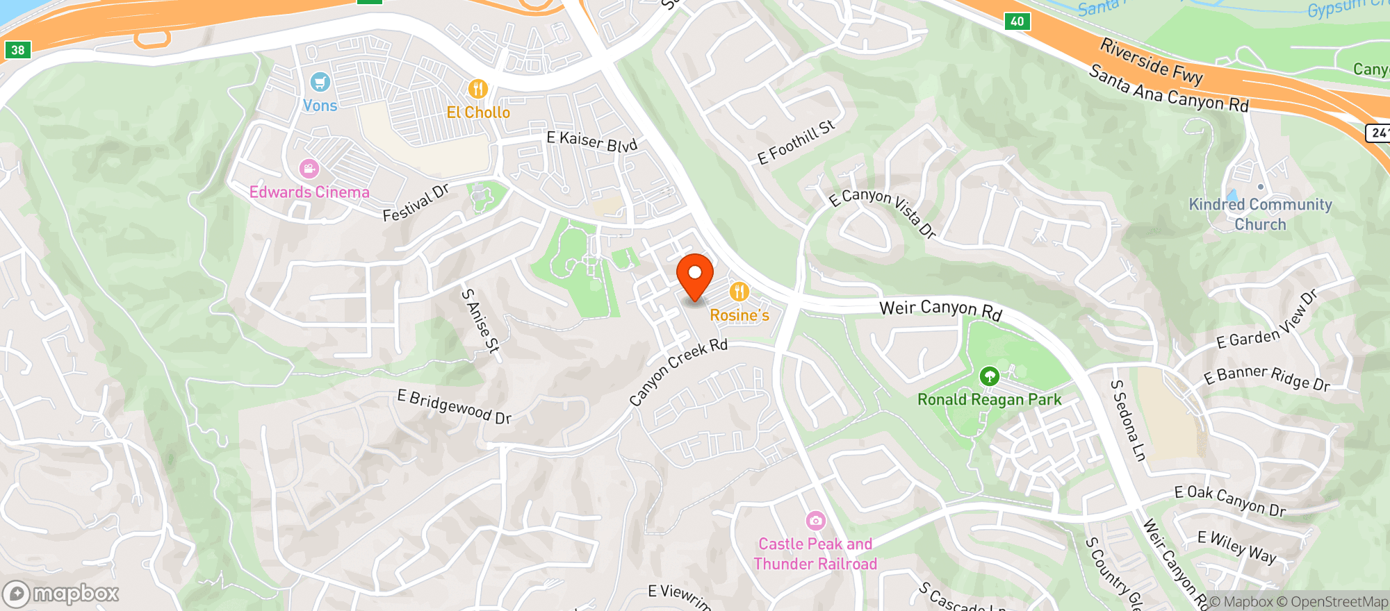 Map showing Ralphs
