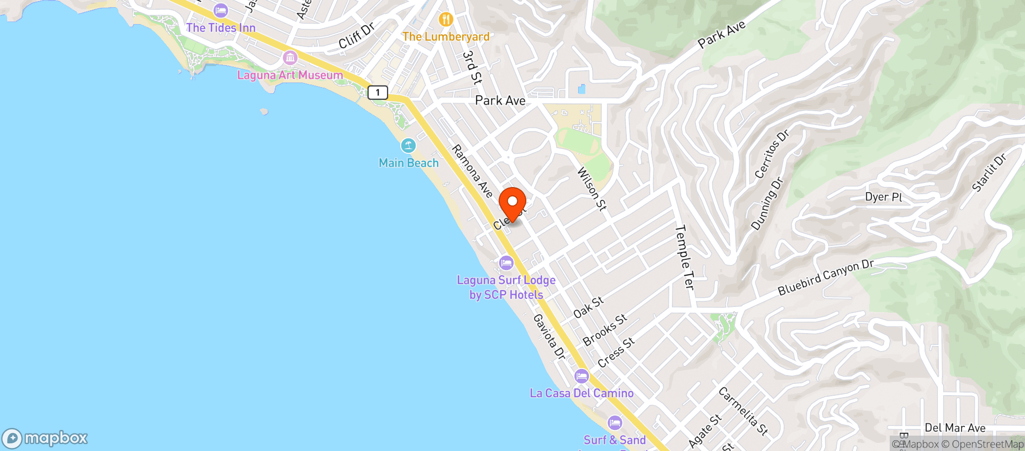 Map showing Ralphs