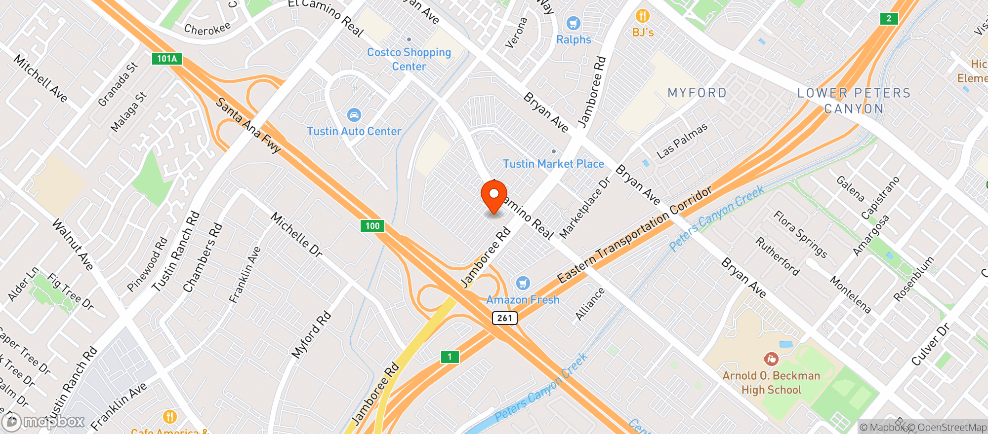 Map showing Hopdoddy Burger Bar