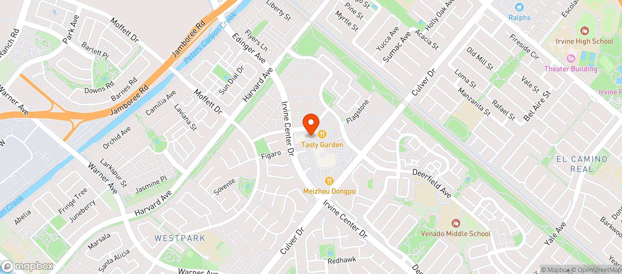 Map showing BevMo
