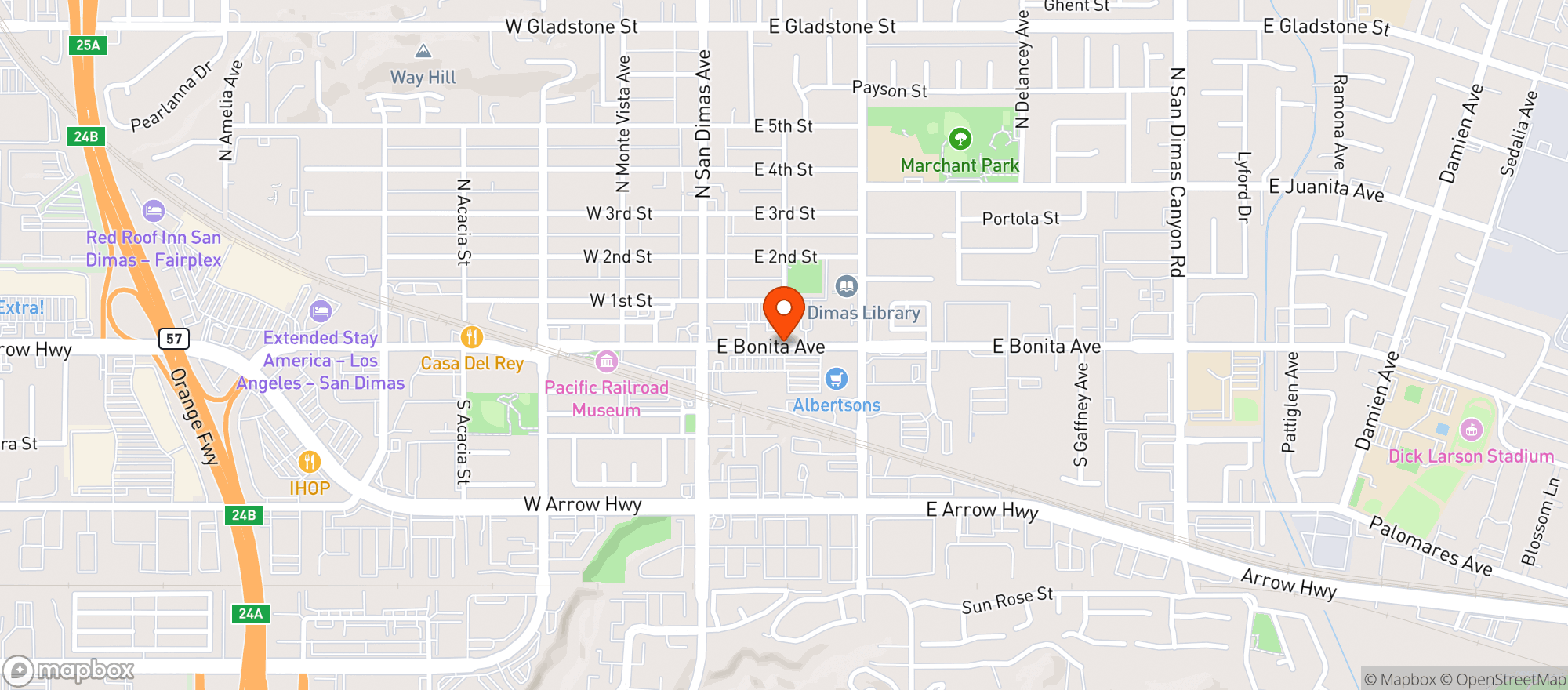 Map showing CLETES LIQUOR