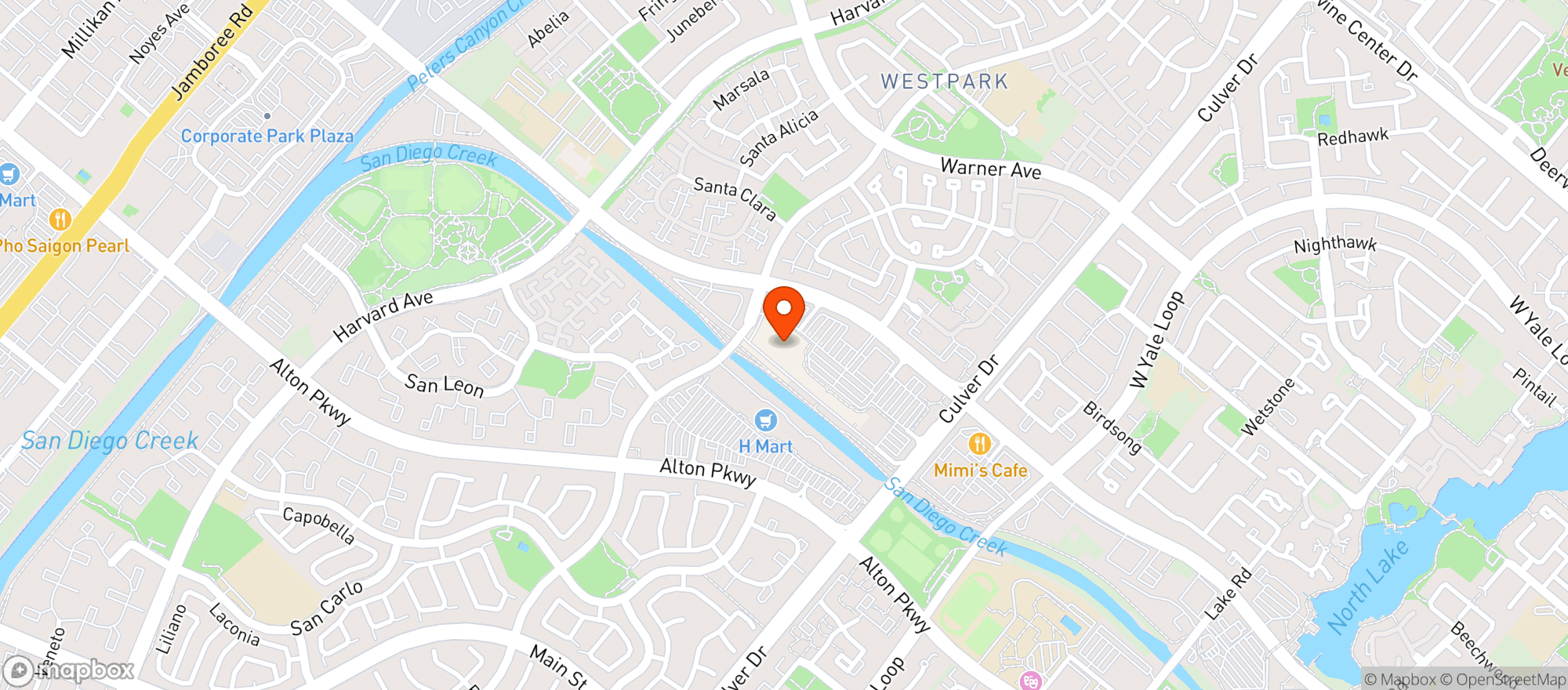 Map showing Target