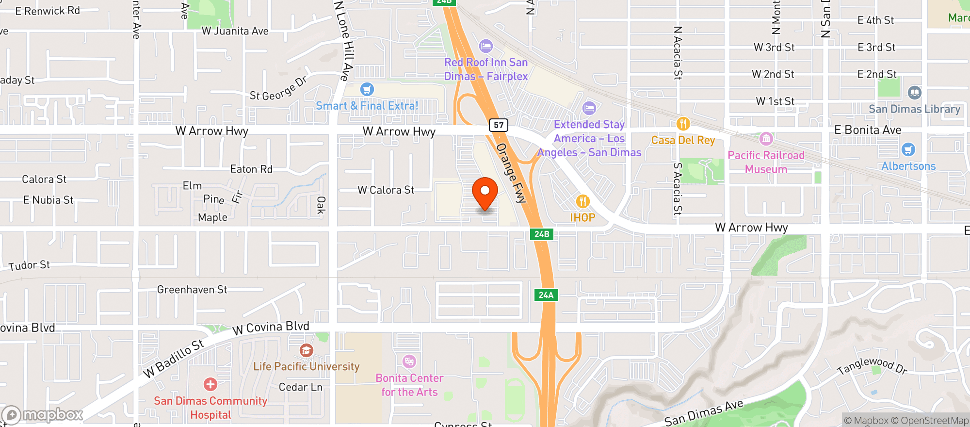 Map showing Trader Joes Market