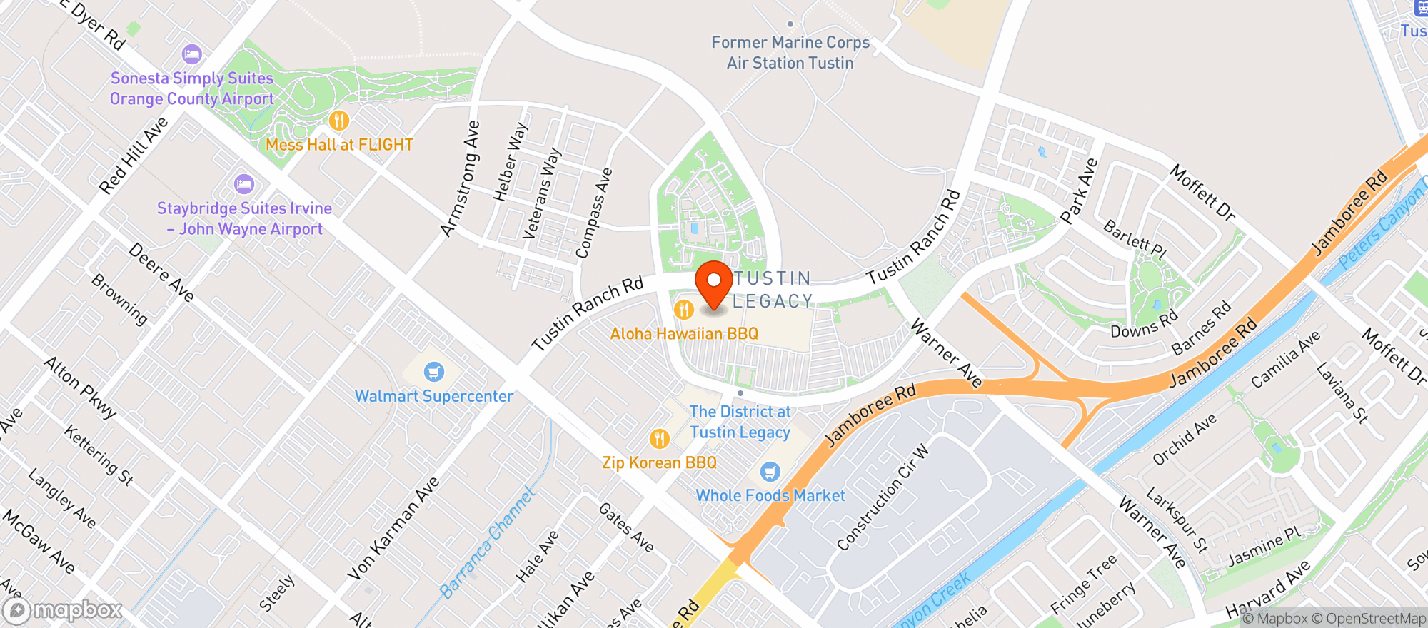 Map showing Target