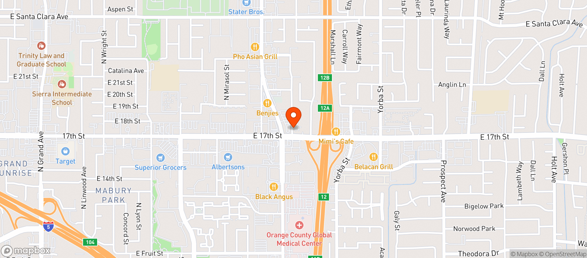Map showing Wholesale Nutrition Center