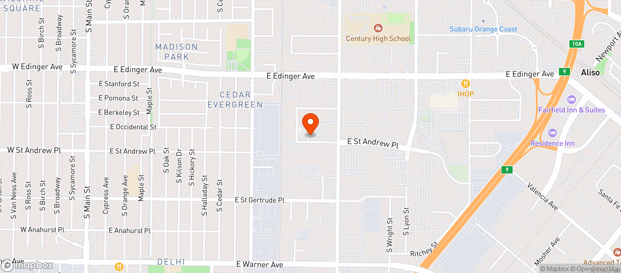 Map showing Green Mart